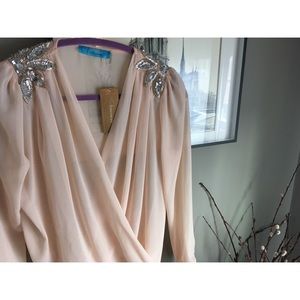 Blush blouse